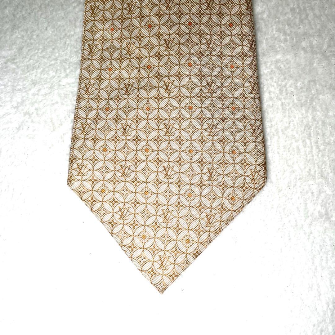 美品! ルイヴィトン LOUIS VOITTON ネクタイ モノグラム・LVロゴ