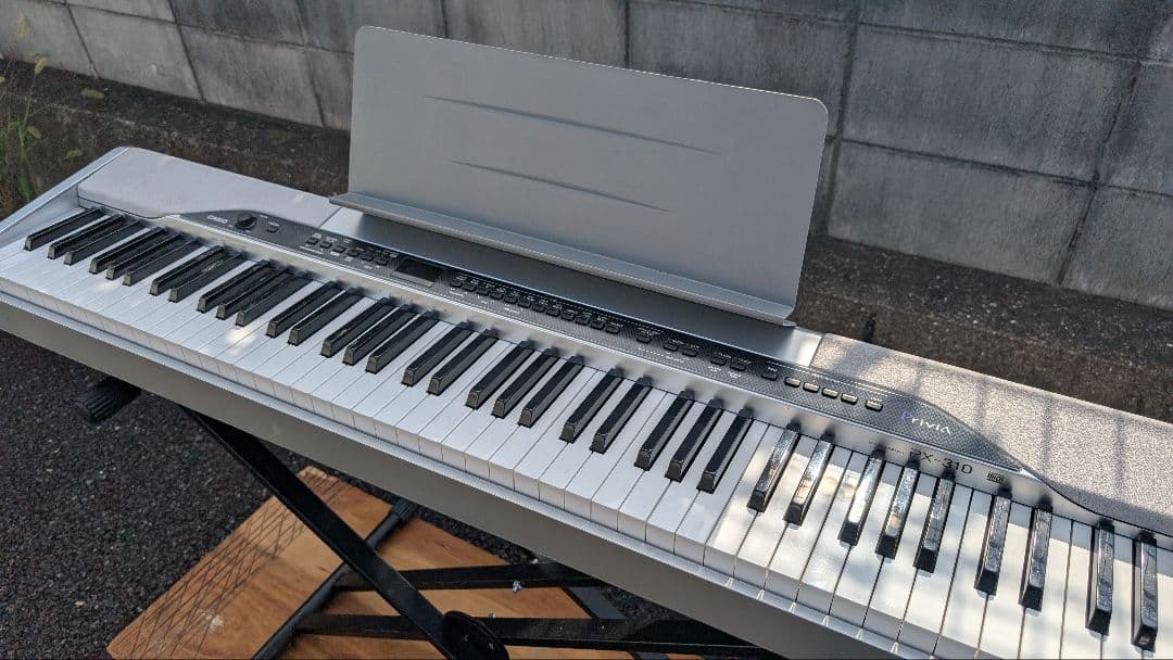 エリア送料込み CASIO 電子ピアノ PX-310 2007年製 激美品(2)
