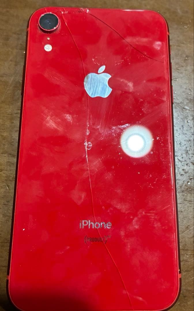 P*h様 iPhone XR Product Red 背面割れ有り　バッテリー7