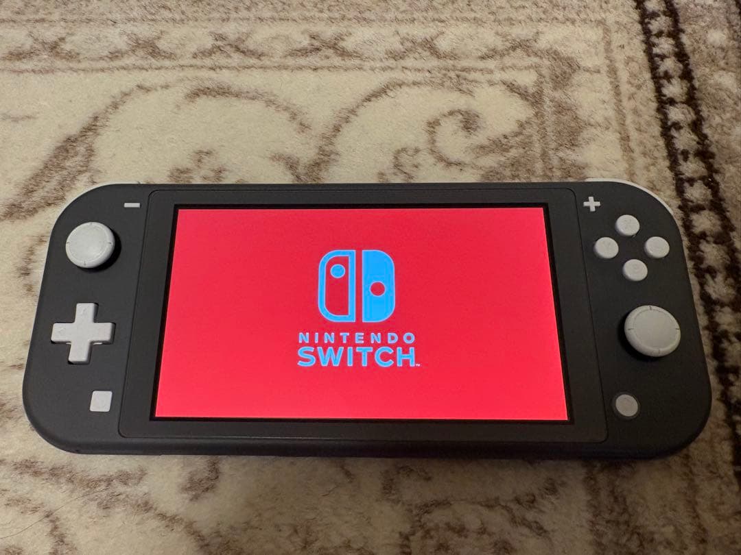 Nintendo Switch Lite グレー本体、箱、充電器＋おまけ付き