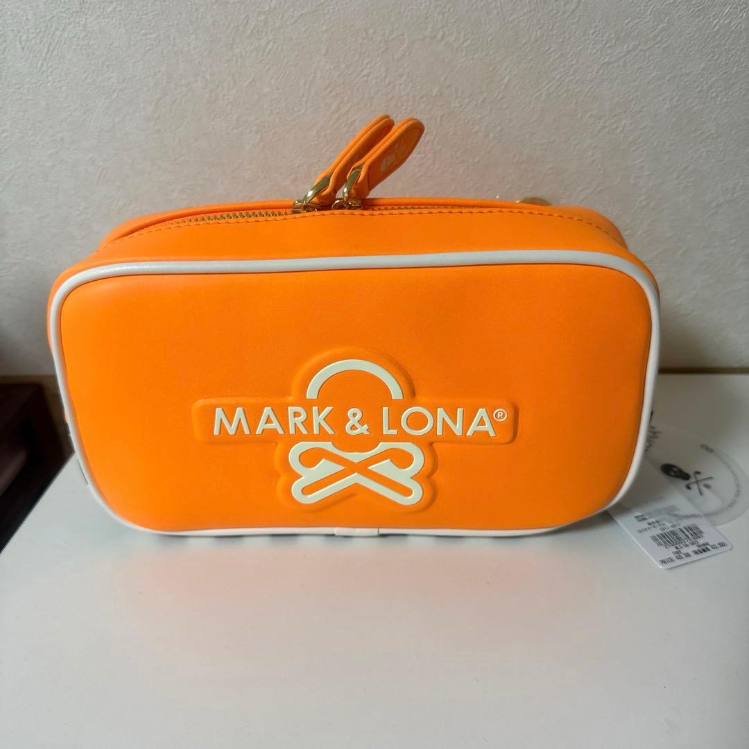 MARK&LONA ポーチバッグ（オレンジ）