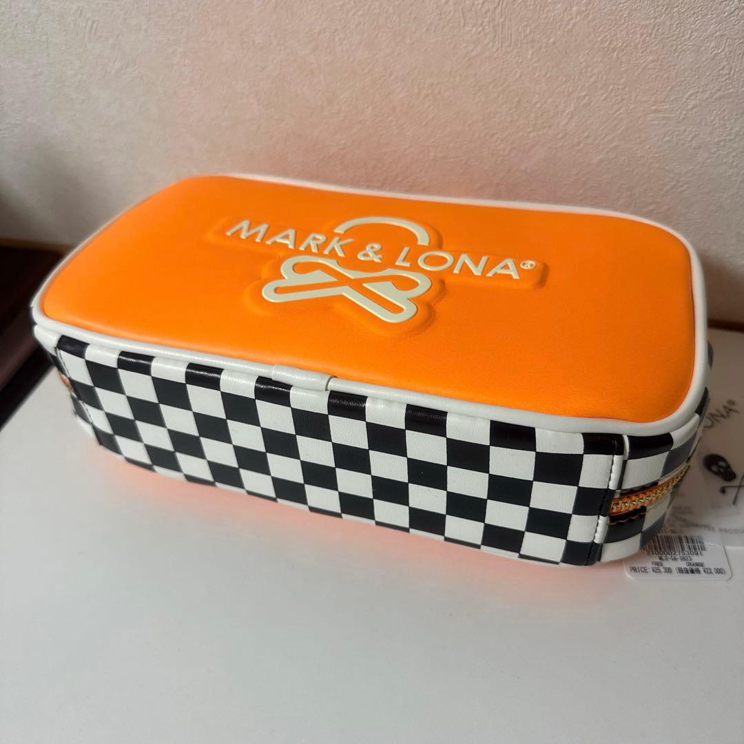 MARK&LONA ポーチバッグ（オレンジ）