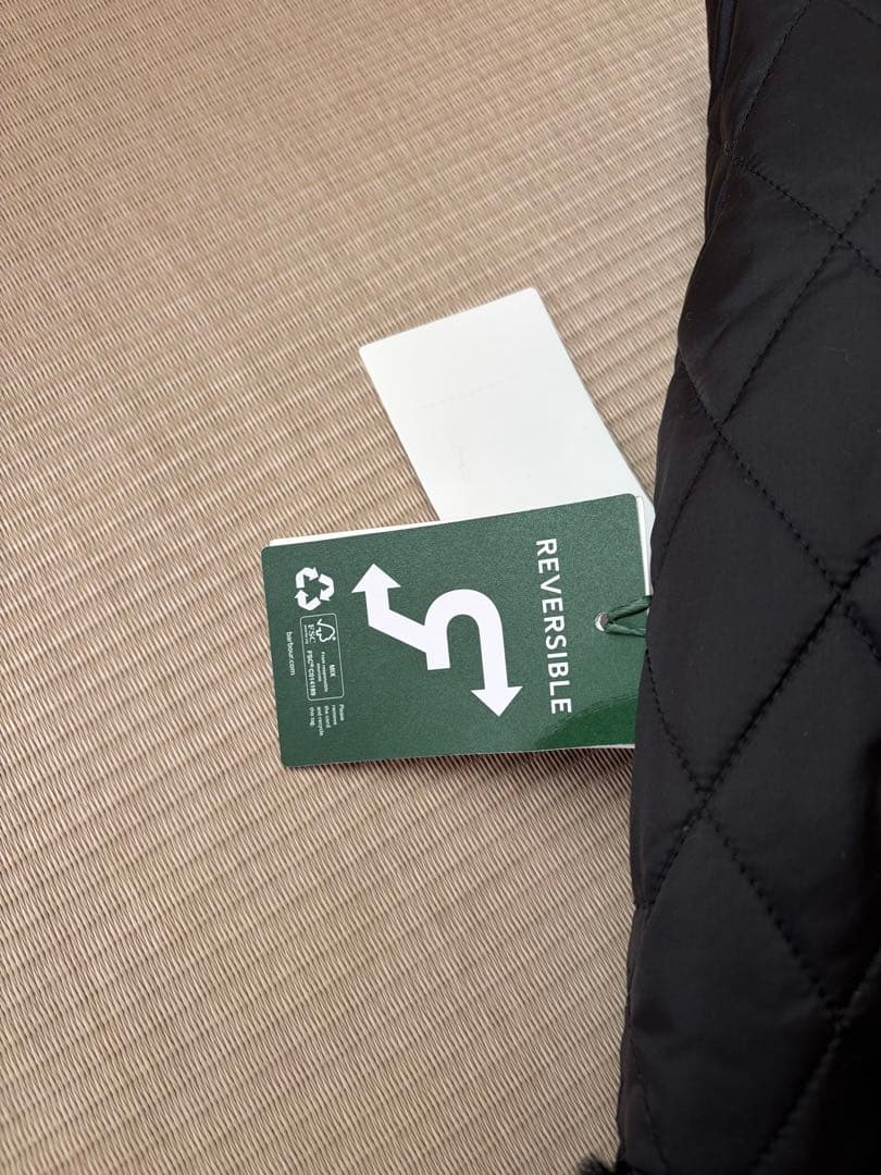 未使用タグ付き　バブアー　リバーシブルベスト　サイズ8