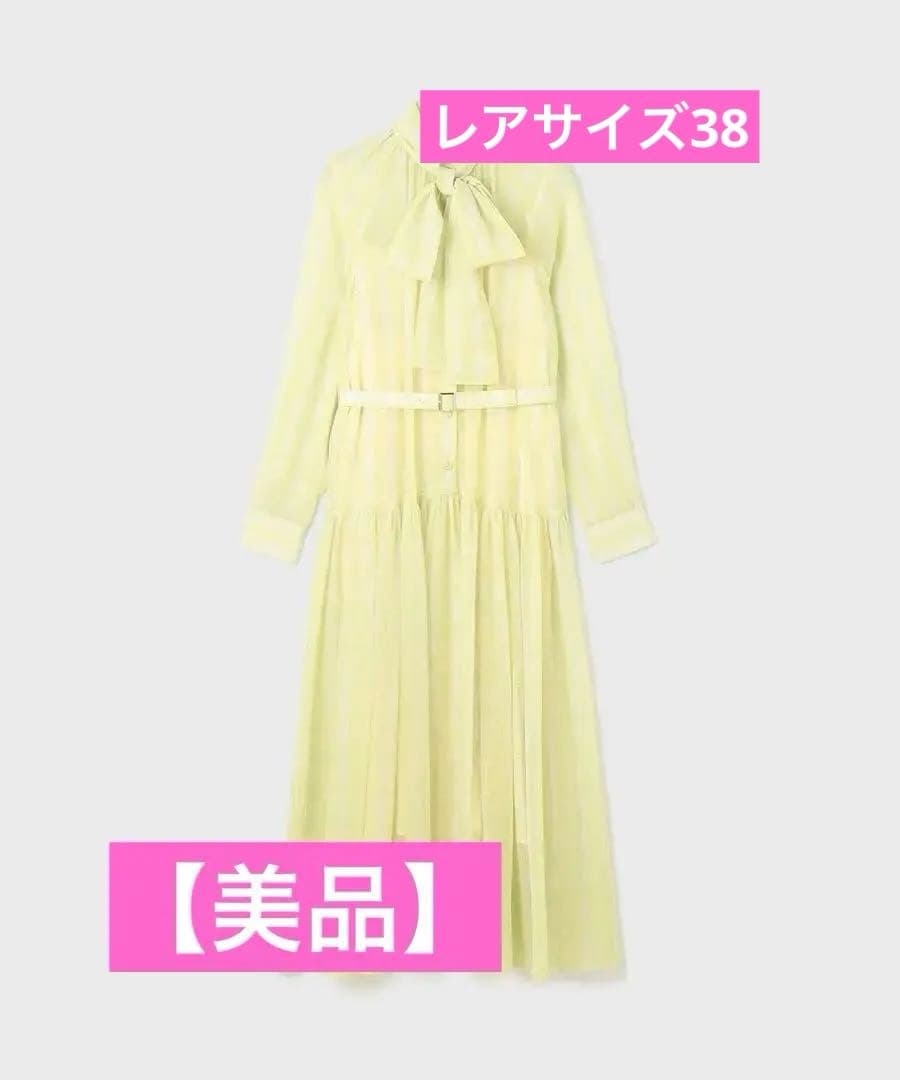 グレースコンチネンタル　ハートストライプワンピース38サイズ