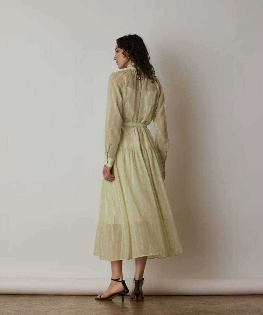 グレースコンチネンタル　ハートストライプワンピース38サイズ