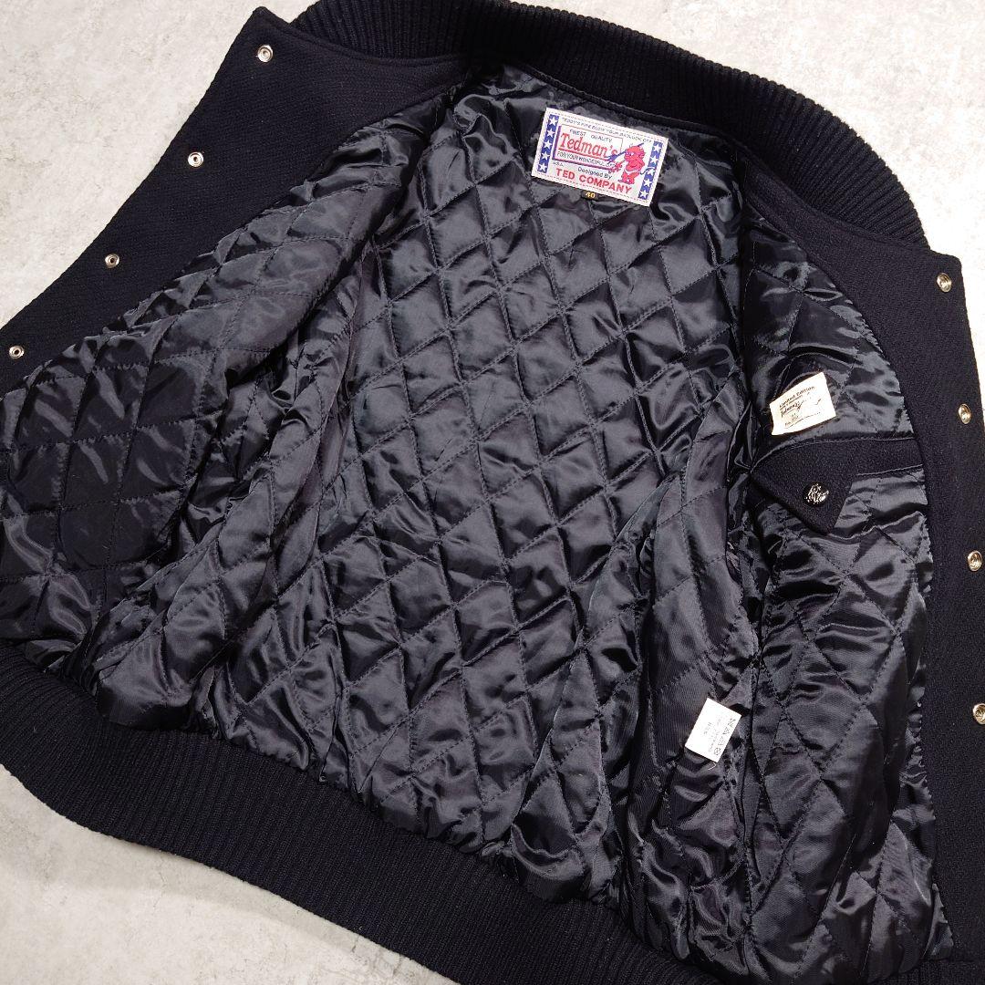 TEDMAN テッドマン 袖レザースタジャン 250着限定 40