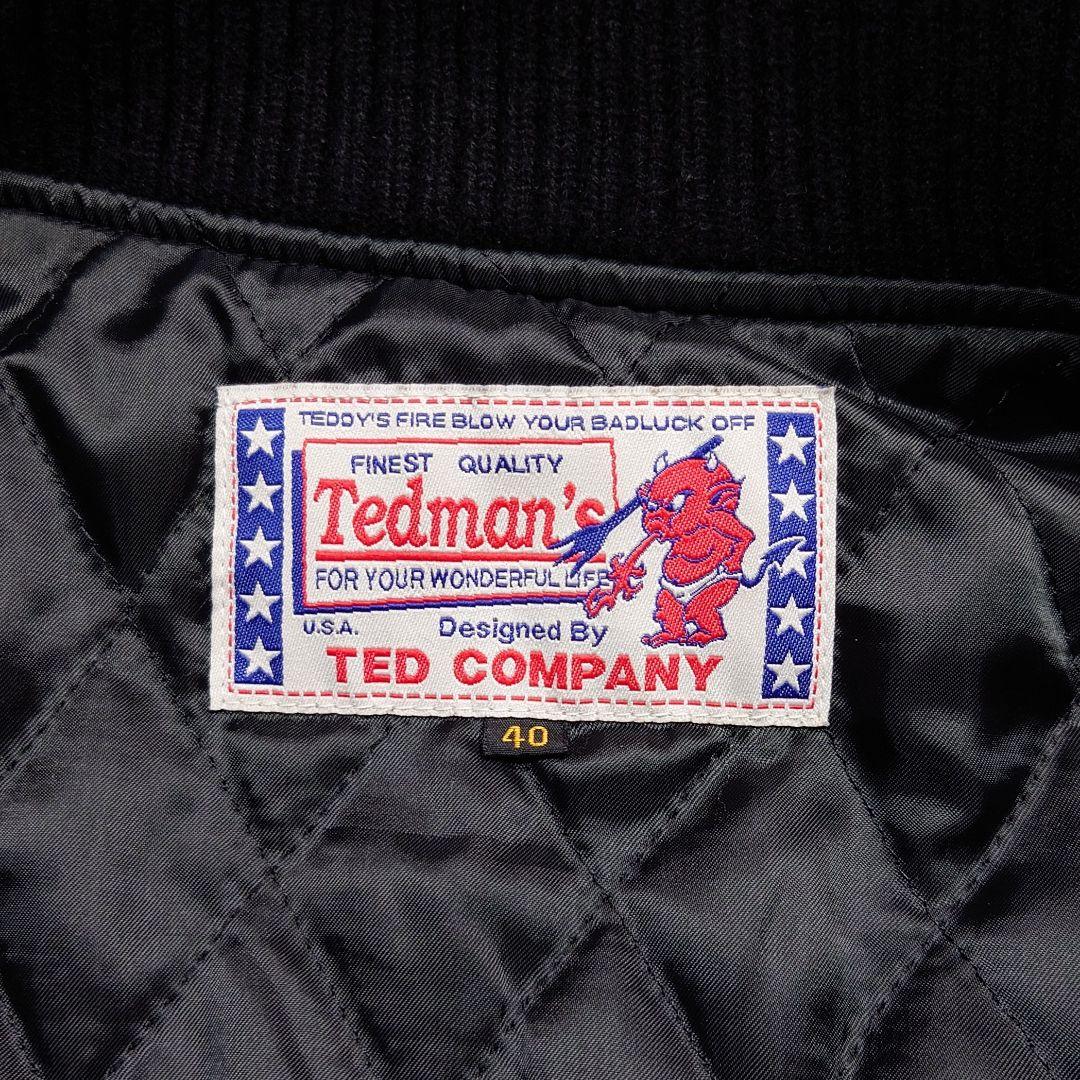 TEDMAN テッドマン 袖レザースタジャン 250着限定 40