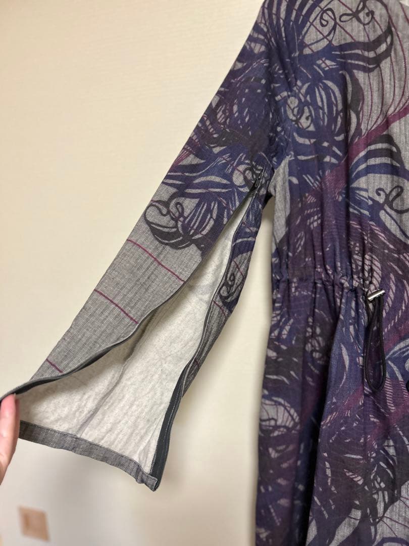 yokang リリーハディット柄ワンピース　ヨーカン