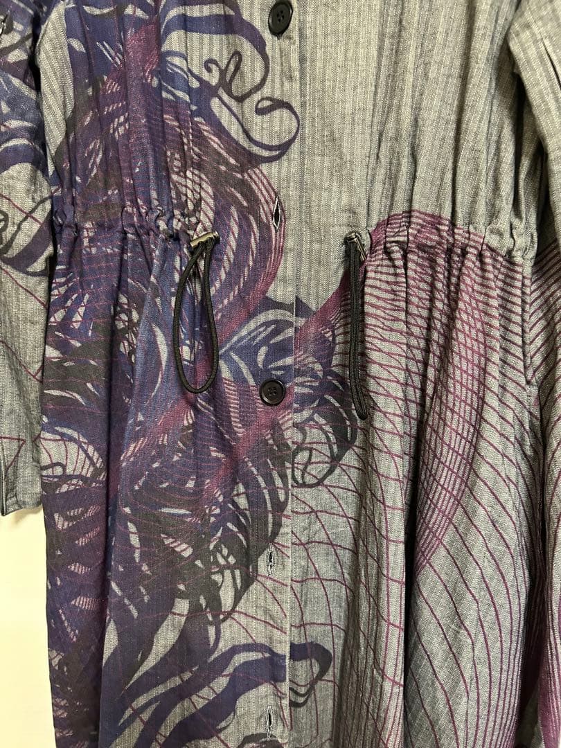 yokang リリーハディット柄ワンピース　ヨーカン