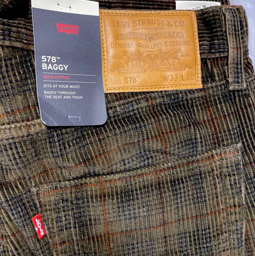 Levi's 578 BAGGY リーバイス 578 バギー コーデュロイ 33
