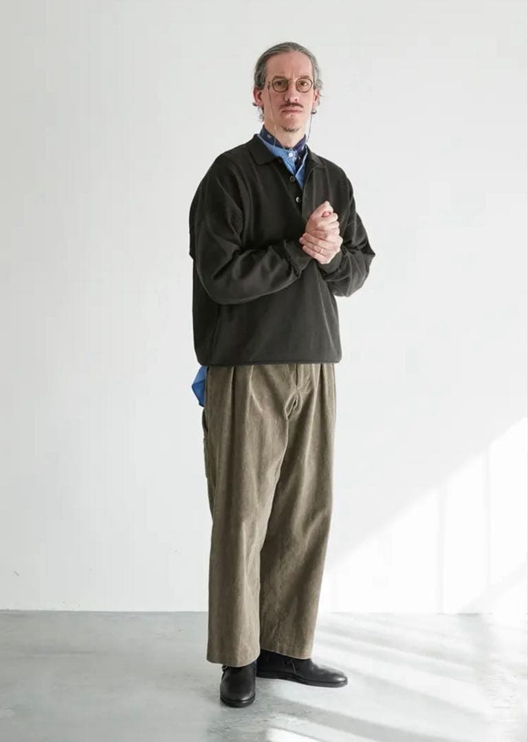 YASHIKI Yonaga Knit Polo 定価39050円