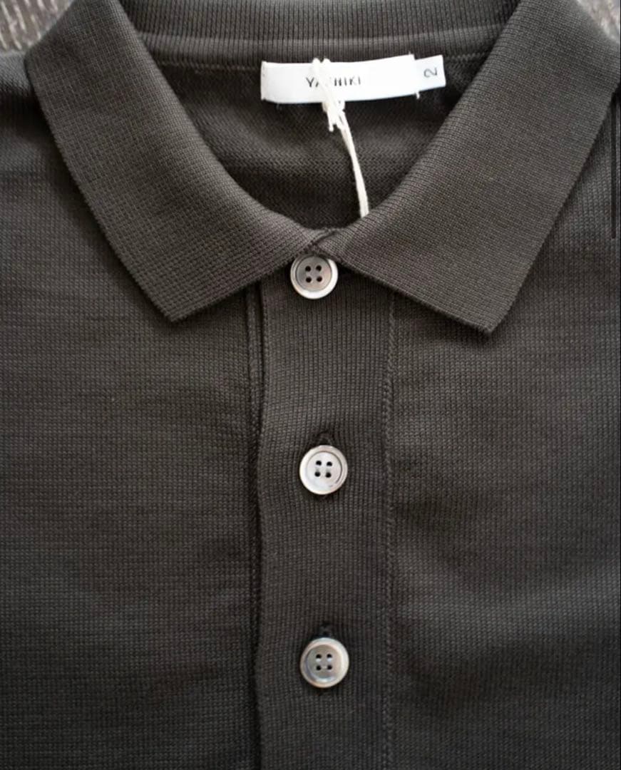 YASHIKI Yonaga Knit Polo 定価39050円