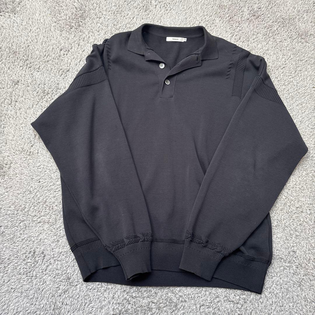 YASHIKI Yonaga Knit Polo 定価39050円