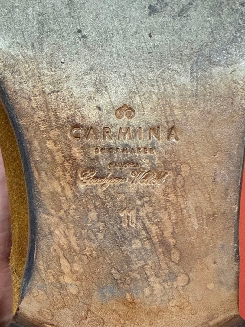 エ*は様 【最終値下】CARMINA メンズ スウェードブーツ サイズUK11