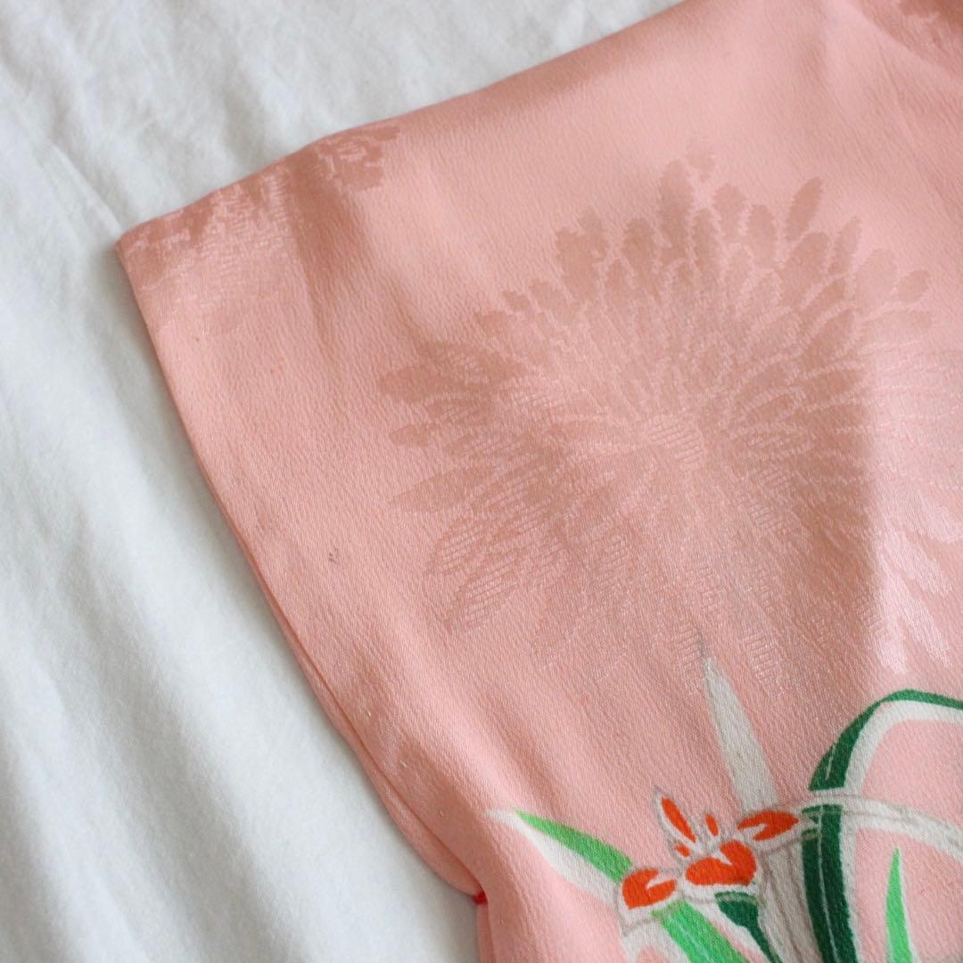 七五三 3歳 女の子 子供 アンティーク 正絹 着物 被布 セット