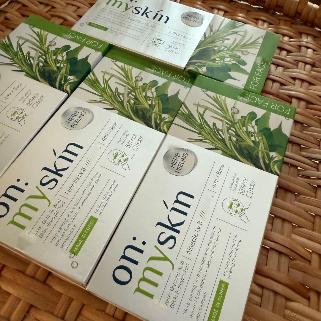 n　大人気！on: myskin ハーブピーリング ４箱セット