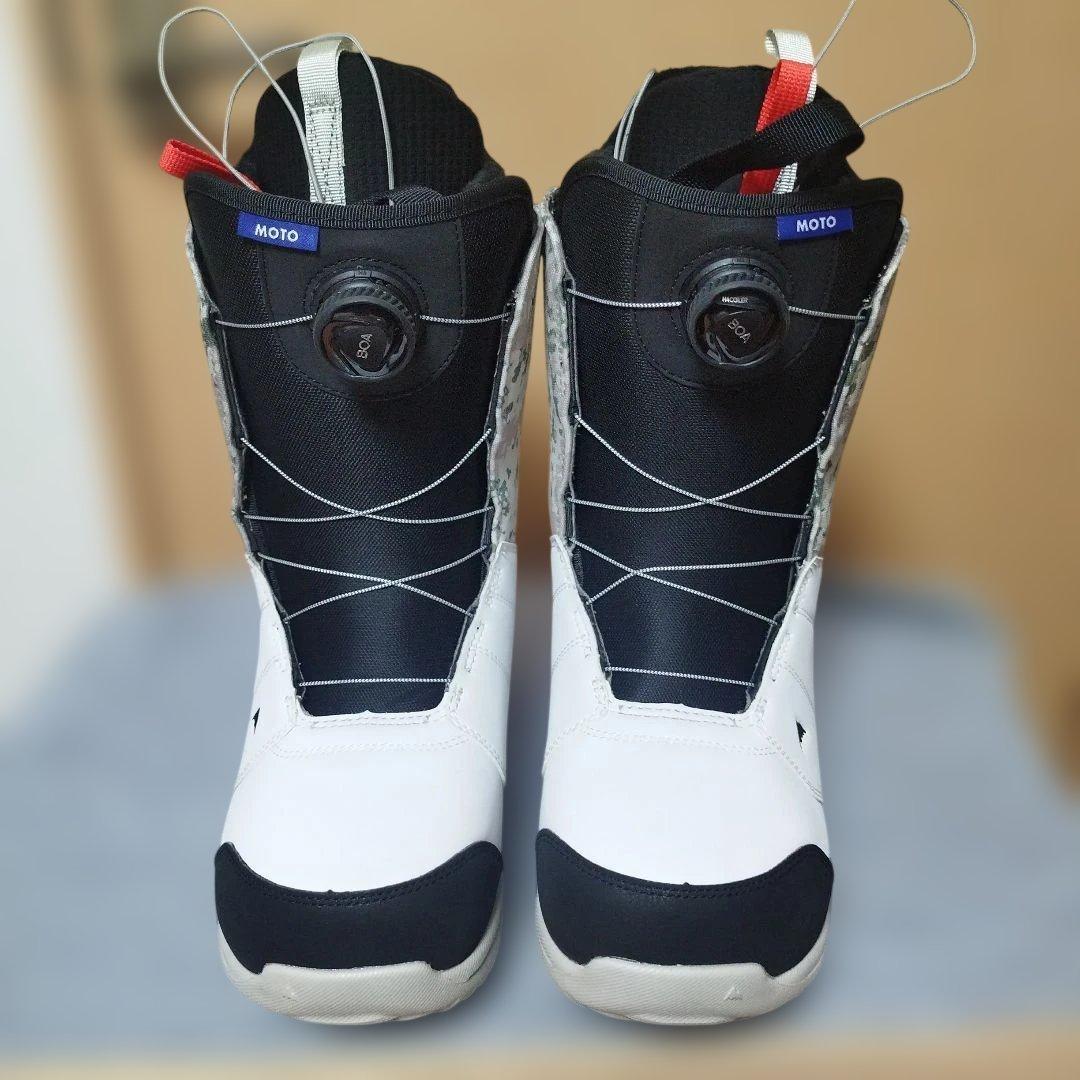 BURTON MOTO BOA WIDE ブラック/ホワイト/カモ　極美品29㌢