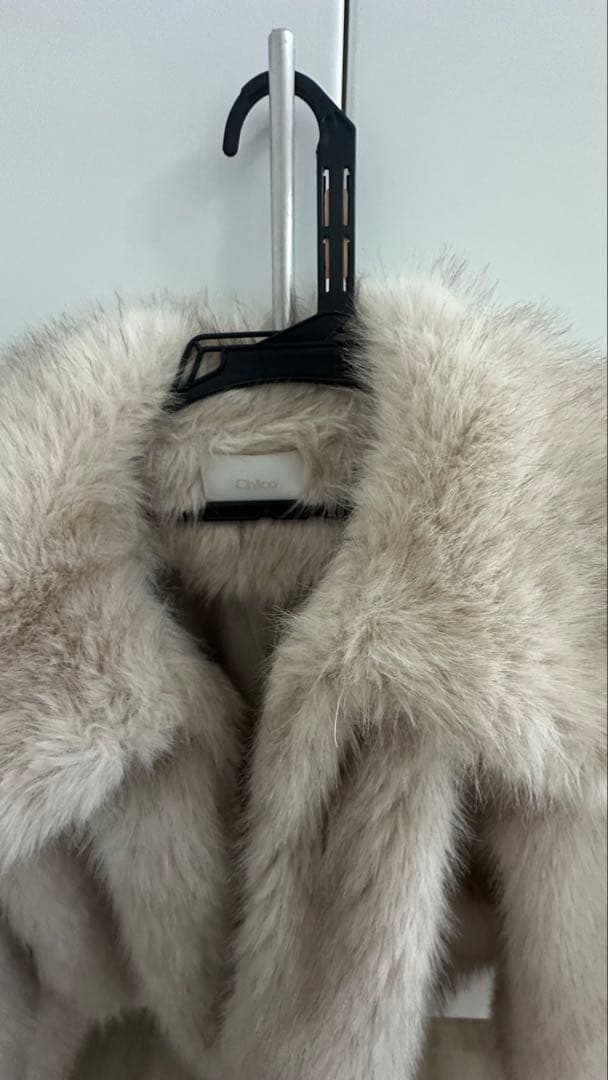 Chico ファーショートコート　フリーサイズ