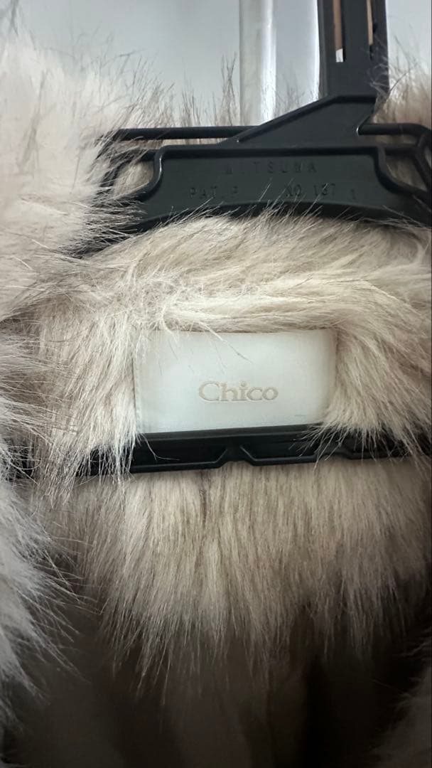 Chico ファーショートコート　フリーサイズ