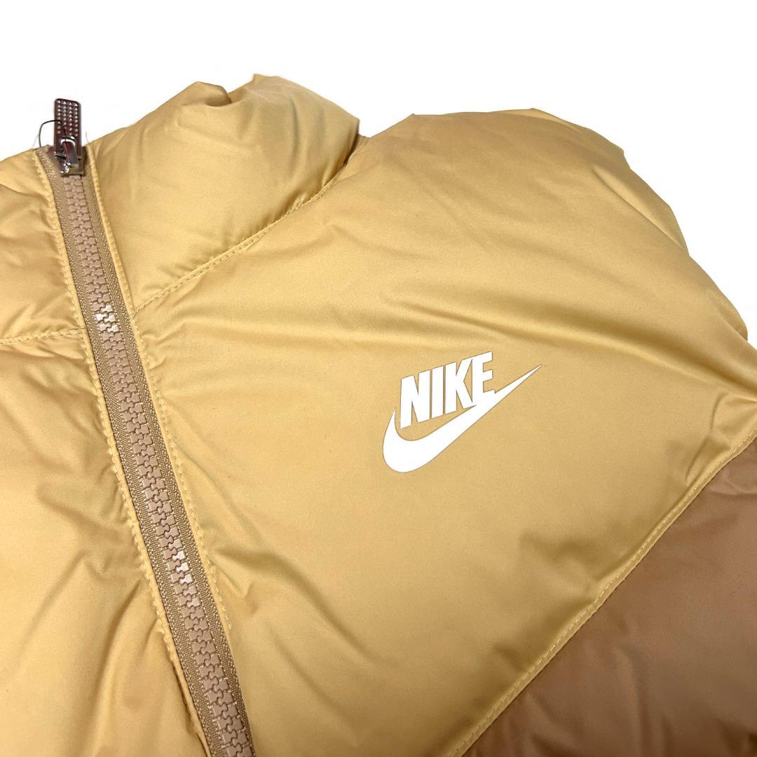 新品　XLサイズ　ナイキ　レディース　ダウンベスト ウィンドランナー　ベージュ