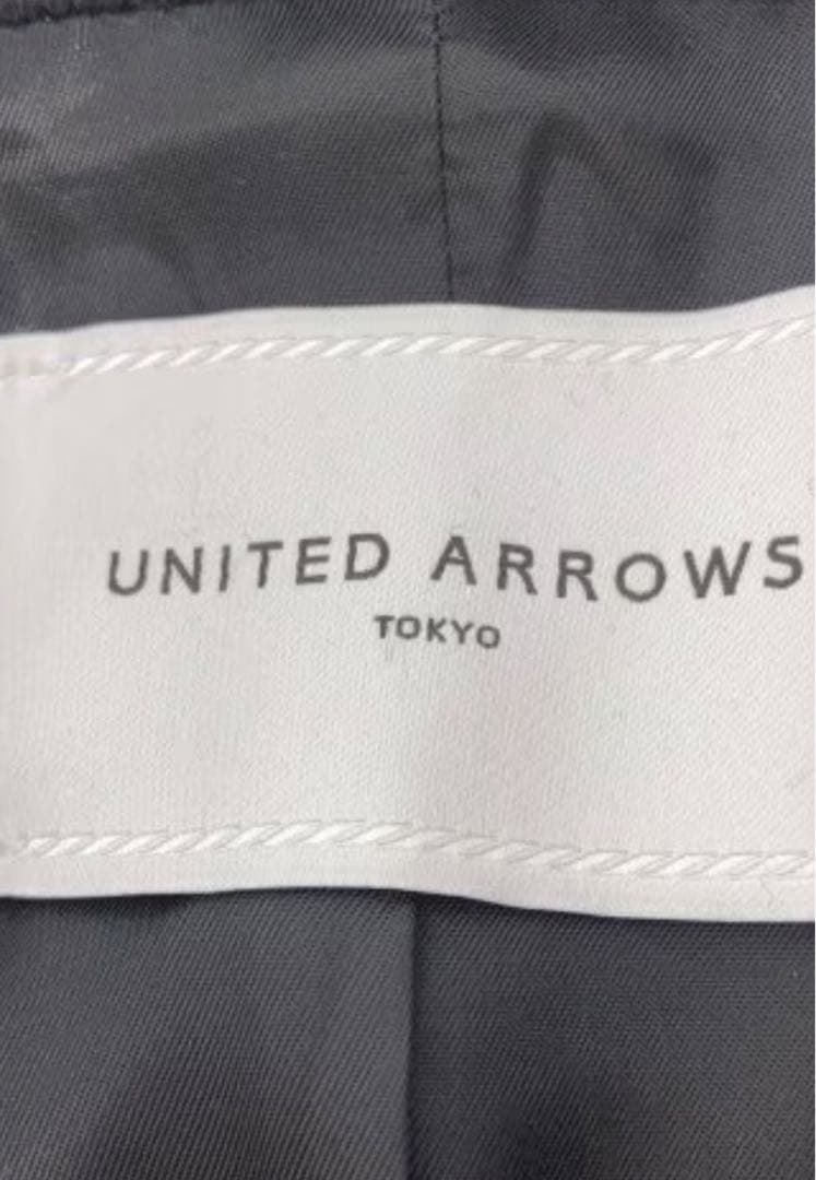 ユナイテッドアローズ ステンカラーミドルコート　2way ブラック　aライン