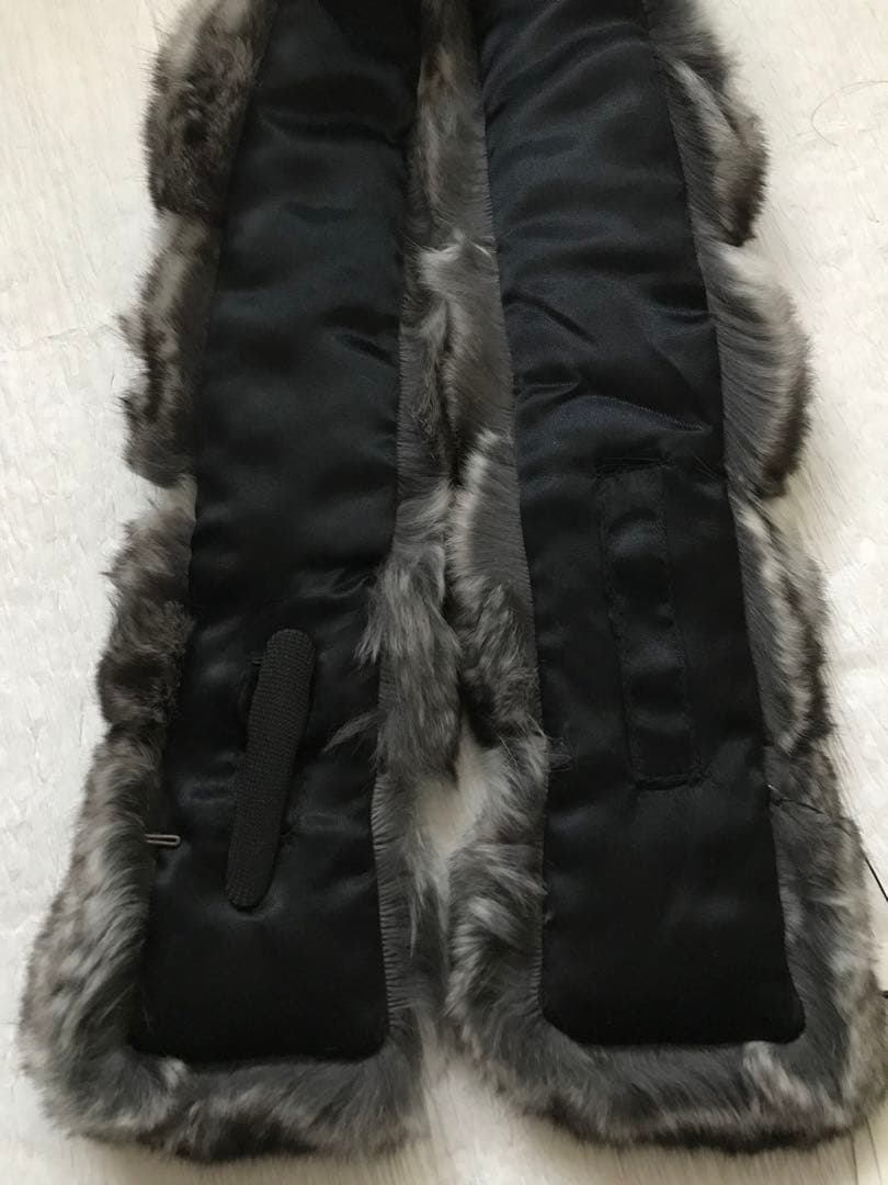 お子様にも！シンプルなチンチラのティペット　百貨店購入　未使用