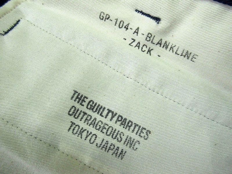 試着のみ ワコマリア ZACK ツイル チノ スケート パンツ ネイビー M