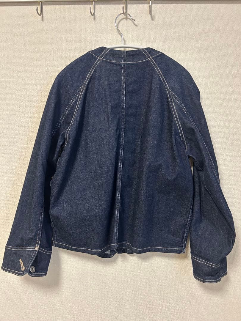 our きれいめデニムジャケット