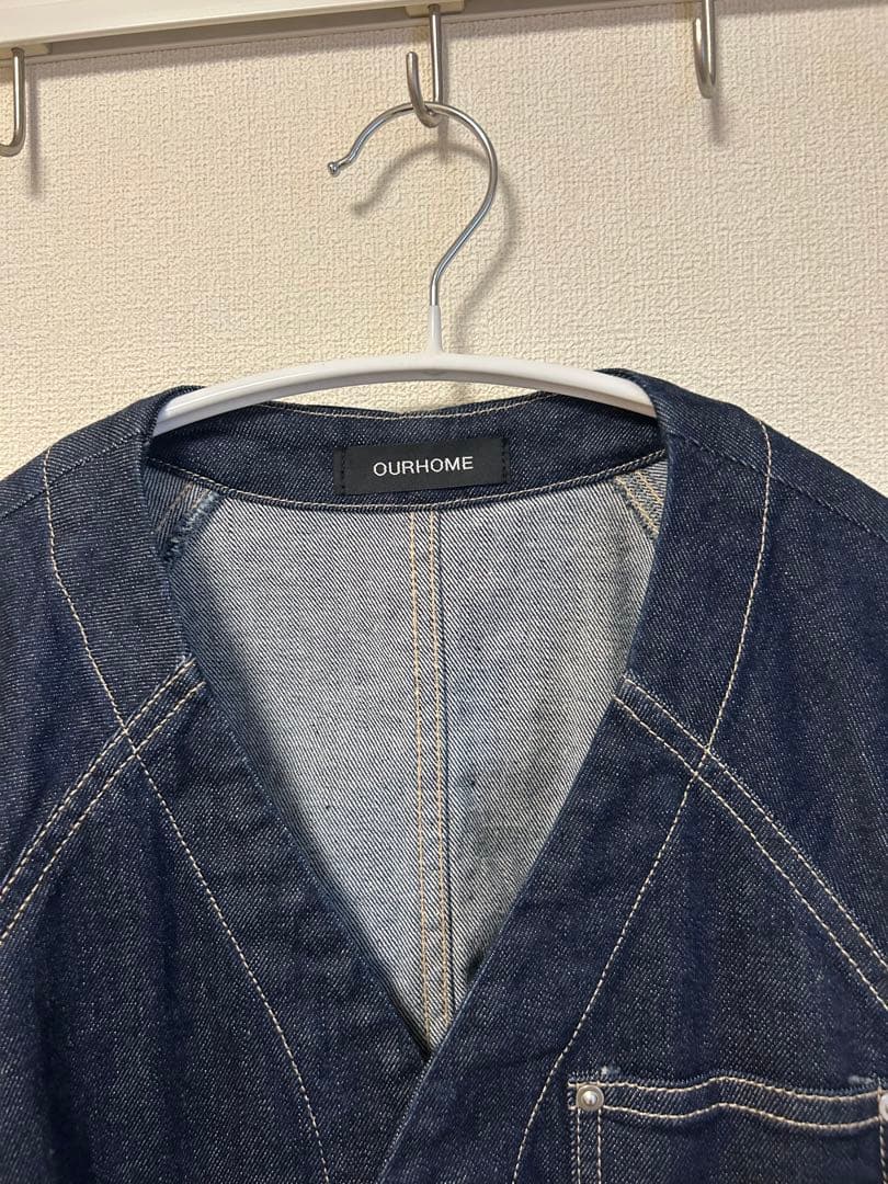 our きれいめデニムジャケット