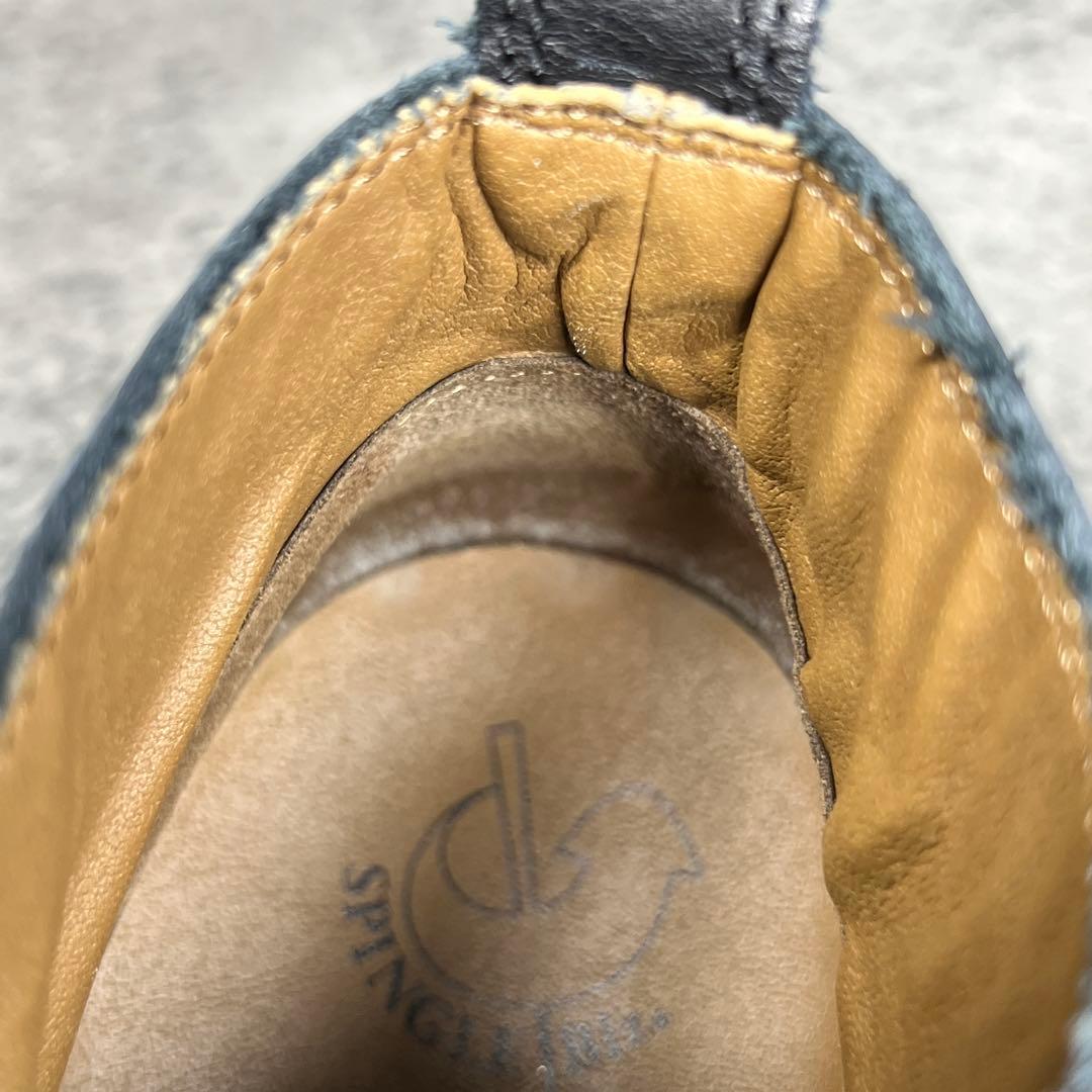 美品【スピングルムーブ】（LL）スピングルビズ チャッカブーツ ブラック 日本製