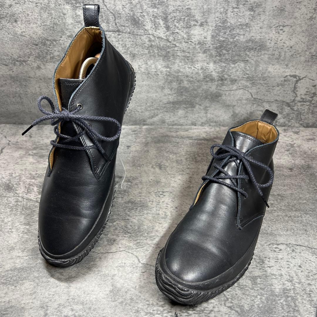 美品【スピングルムーブ】（LL）スピングルビズ チャッカブーツ ブラック 日本製