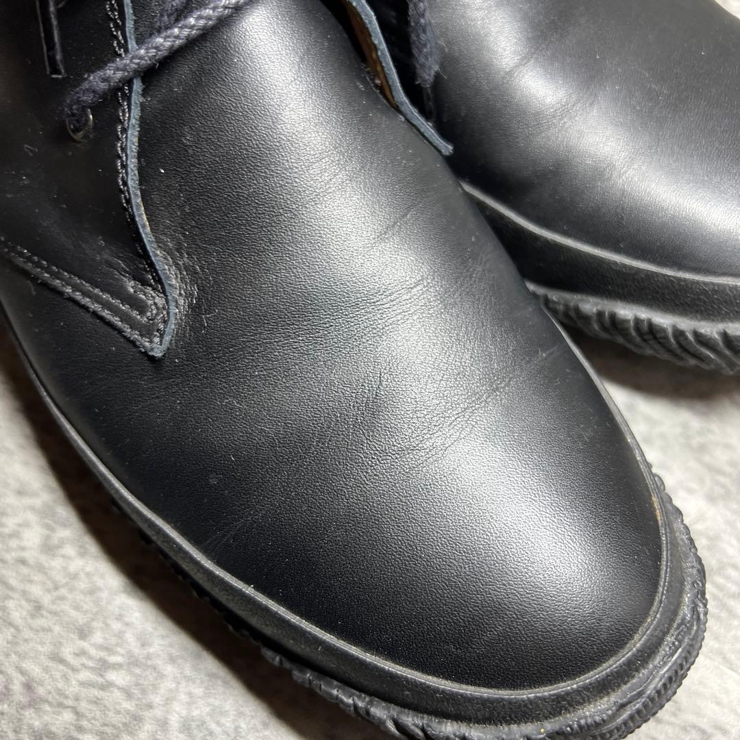 美品【スピングルムーブ】（LL）スピングルビズ チャッカブーツ ブラック 日本製