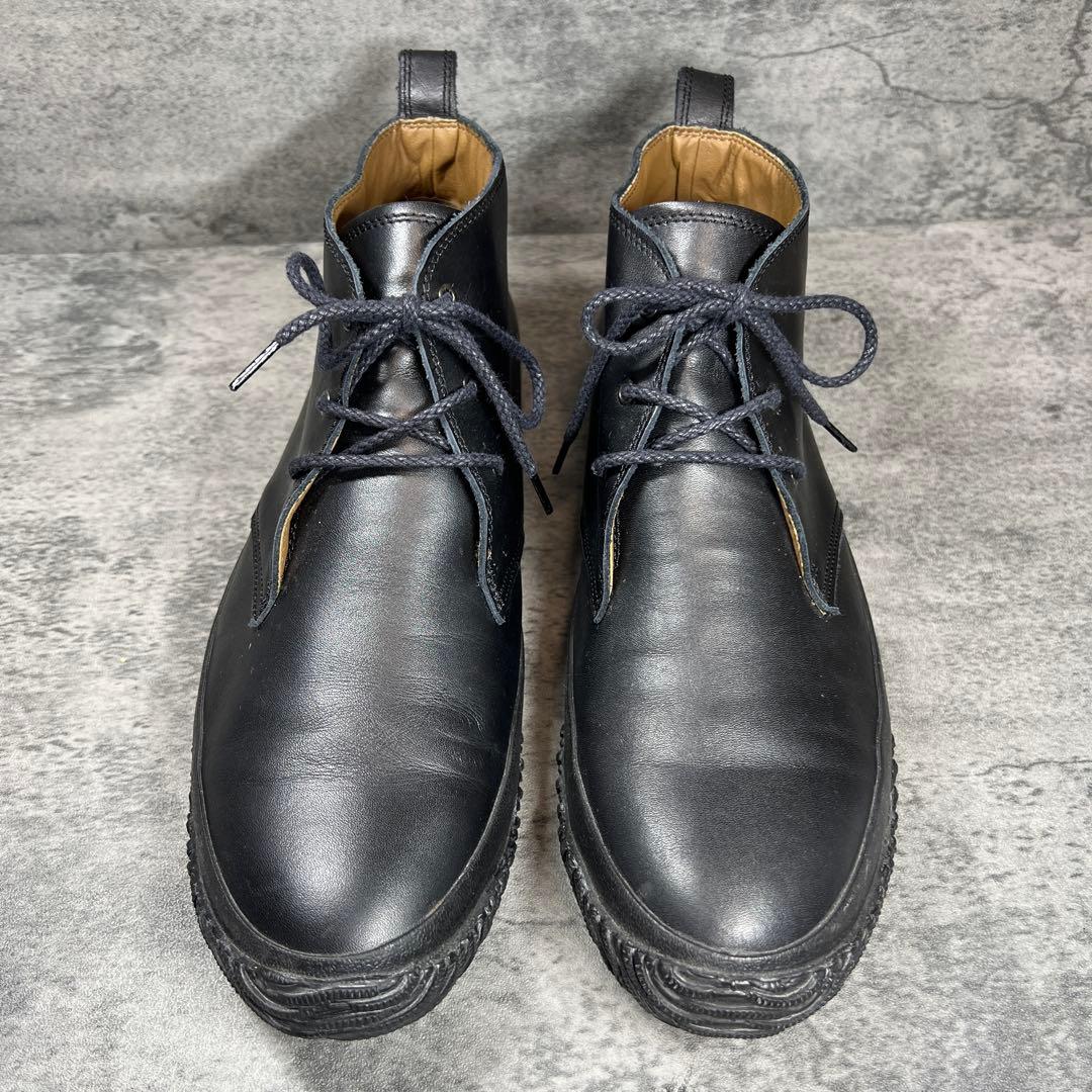 美品【スピングルムーブ】（LL）スピングルビズ チャッカブーツ ブラック 日本製