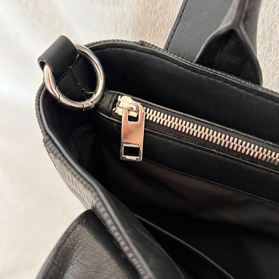 タ*丸様 DIESEL ディーゼル　ハンドバッグ　黒