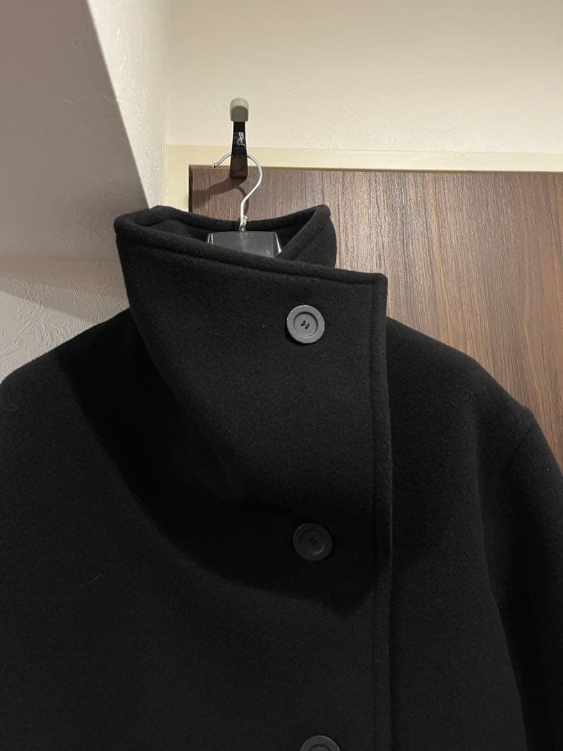 【セール】 Acne Studiosオーバーサイズ黒のウールコート