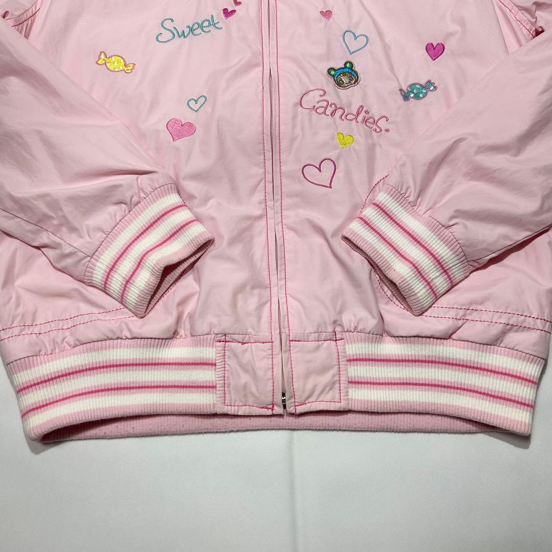 メゾピアノ　ジャンパー　ウインドブレーカー　ベリエちゃん　ピンク　L　160