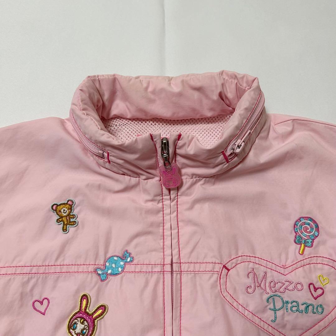 メゾピアノ　ジャンパー　ウインドブレーカー　ベリエちゃん　ピンク　L　160