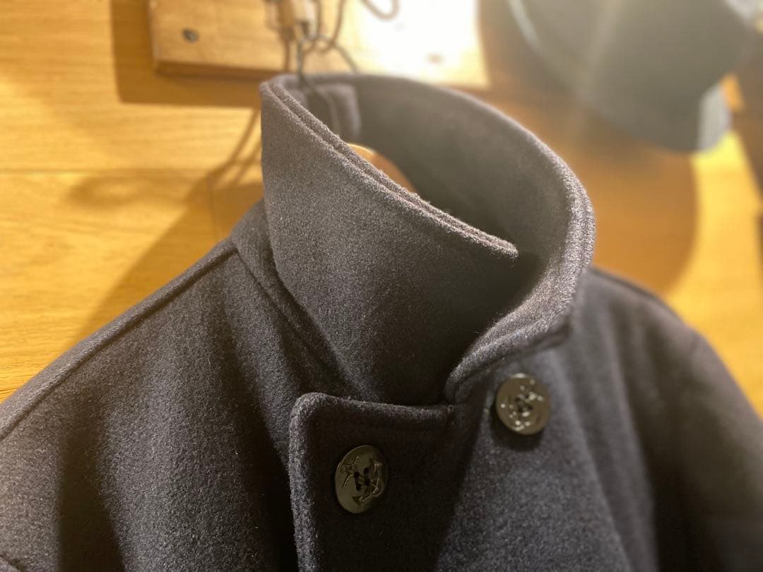 Schottショット　ピーコート　ネイビー　Ｌ