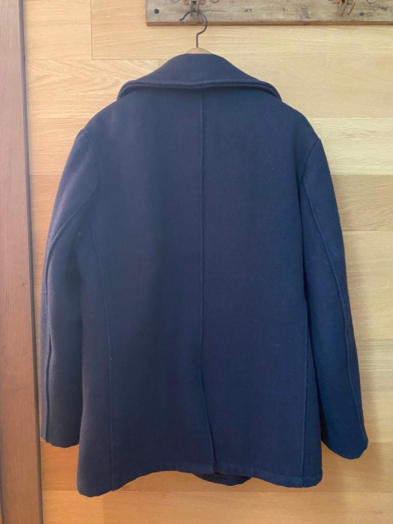 Schottショット　ピーコート　ネイビー　Ｌ