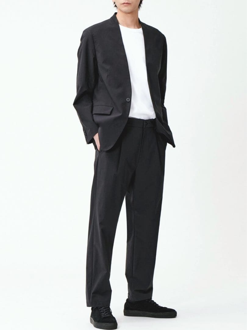 【美品】完売品✨PLST ノーカラージャケット パンツ セットアップ M