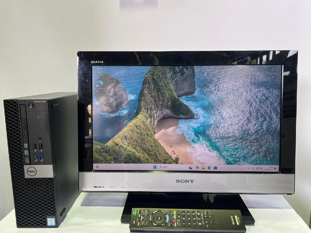 Dell OptiPlex Win11 & Sony BRAVIA TVモニター