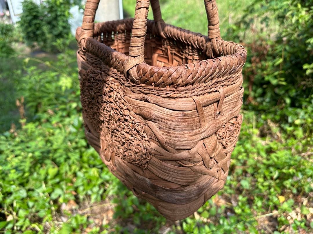 国産 山葡萄カゴバック 薔薇 マザツリー