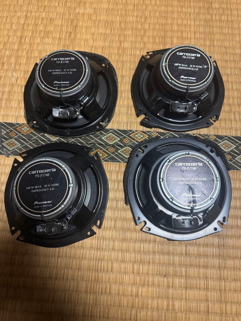 Pioneer TS-F1740 スピーカー 4個セット