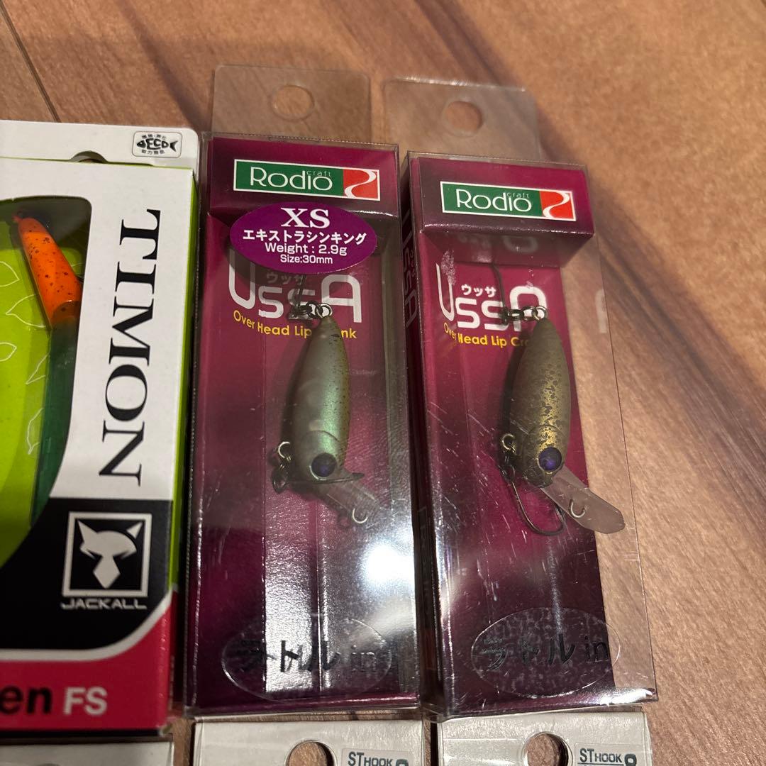 トラウトルアー10点◇ウッサXS 黒まんじゅう　フッテン　アッパーレブ　バベコン