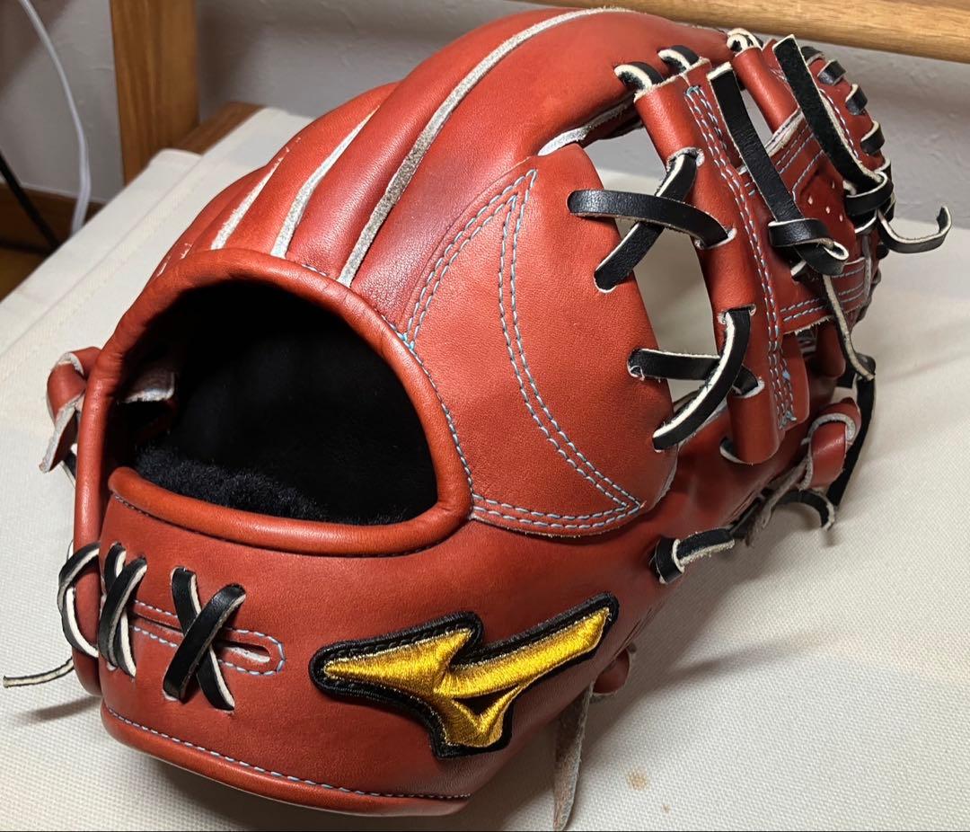 ミズノプロ　オーダー　硬式用グローブ　内野用　専用箱・袋付き