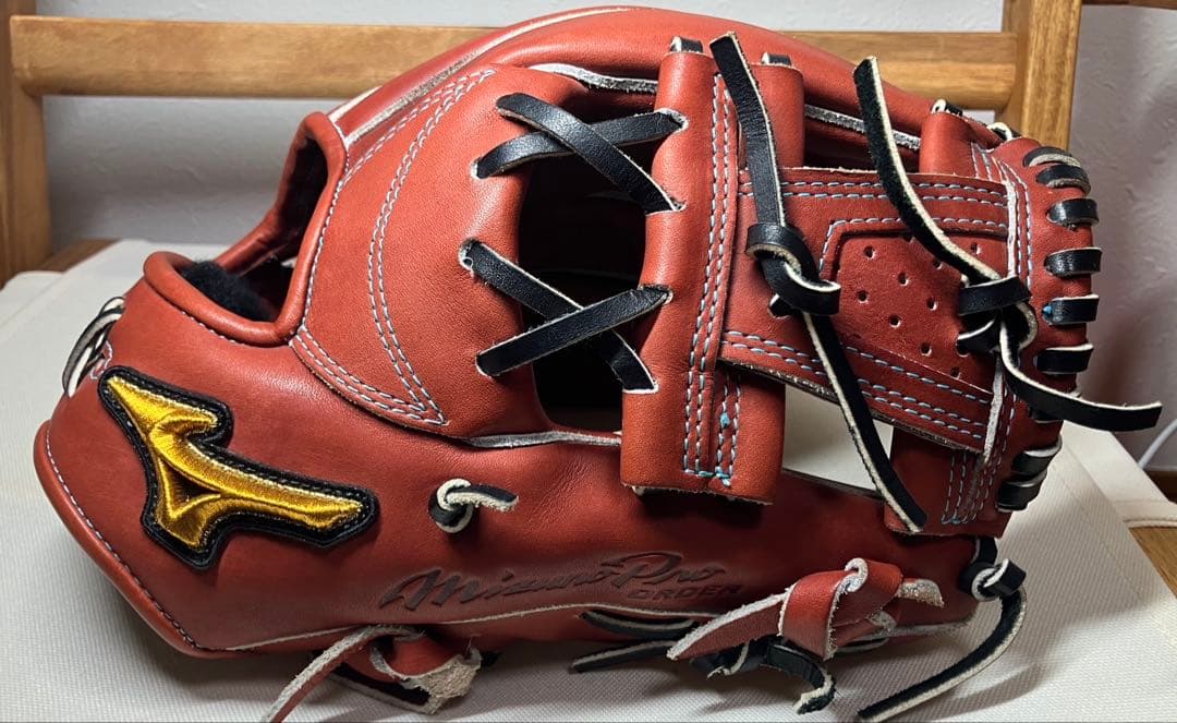 ミズノプロ　オーダー　硬式用グローブ　内野用　専用箱・袋付き