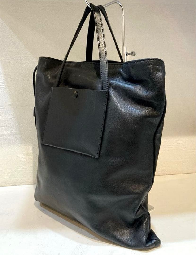 【美品】MARROW String Tote バッグ　レザー　トートバッグ　黒