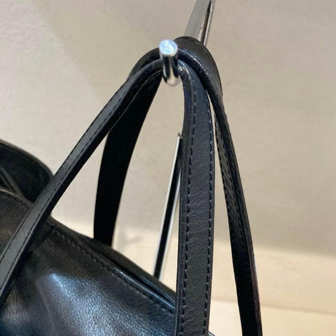 【美品】MARROW String Tote バッグ　レザー　トートバッグ　黒