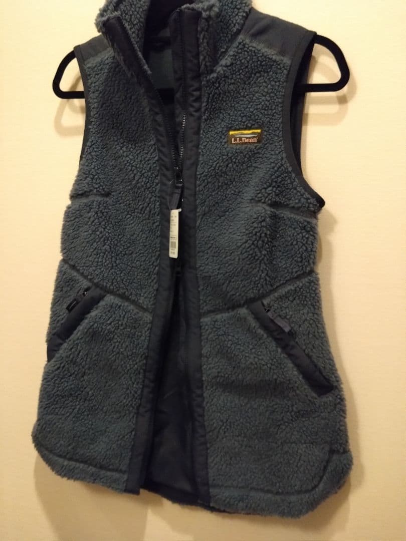 最終価格！！L.L.Bean フリースベスト インディゴブルー