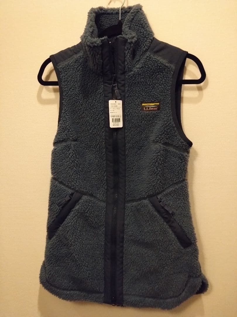 最終価格！！L.L.Bean フリースベスト インディゴブルー